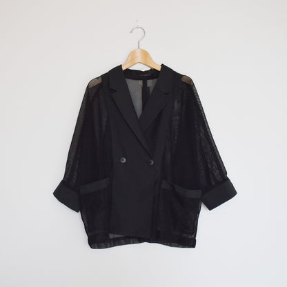 【urban hymns】メッシュ切替ドルマンジャケット