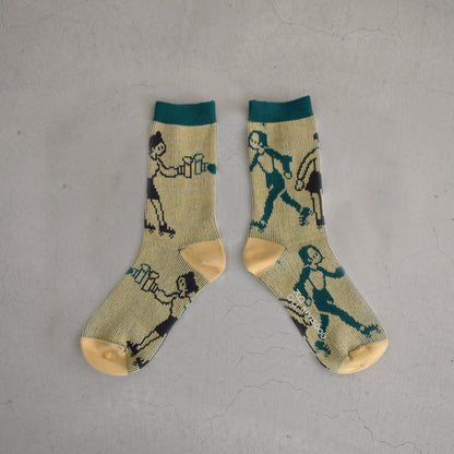 【KIVISDOU】ボクサー＆ビールガールソックス