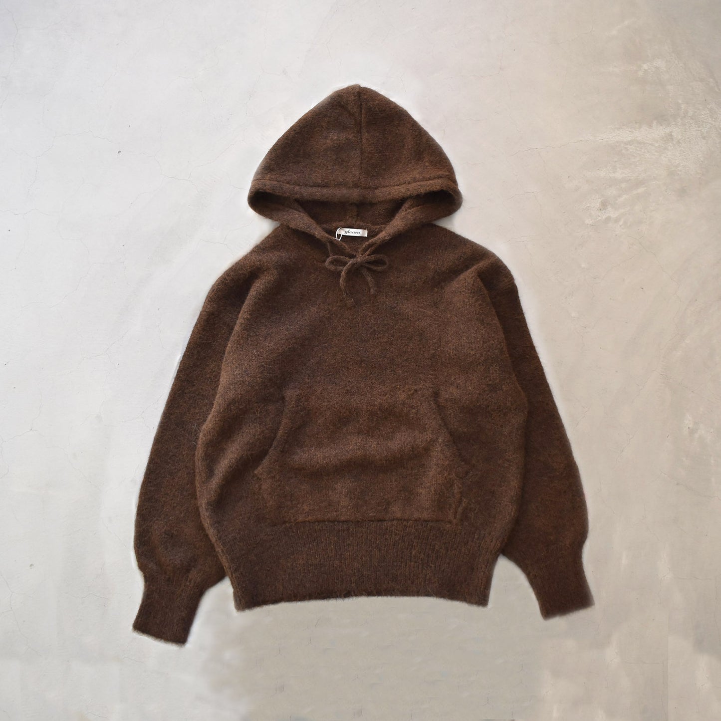 【gleam】ニットルーズフーディ