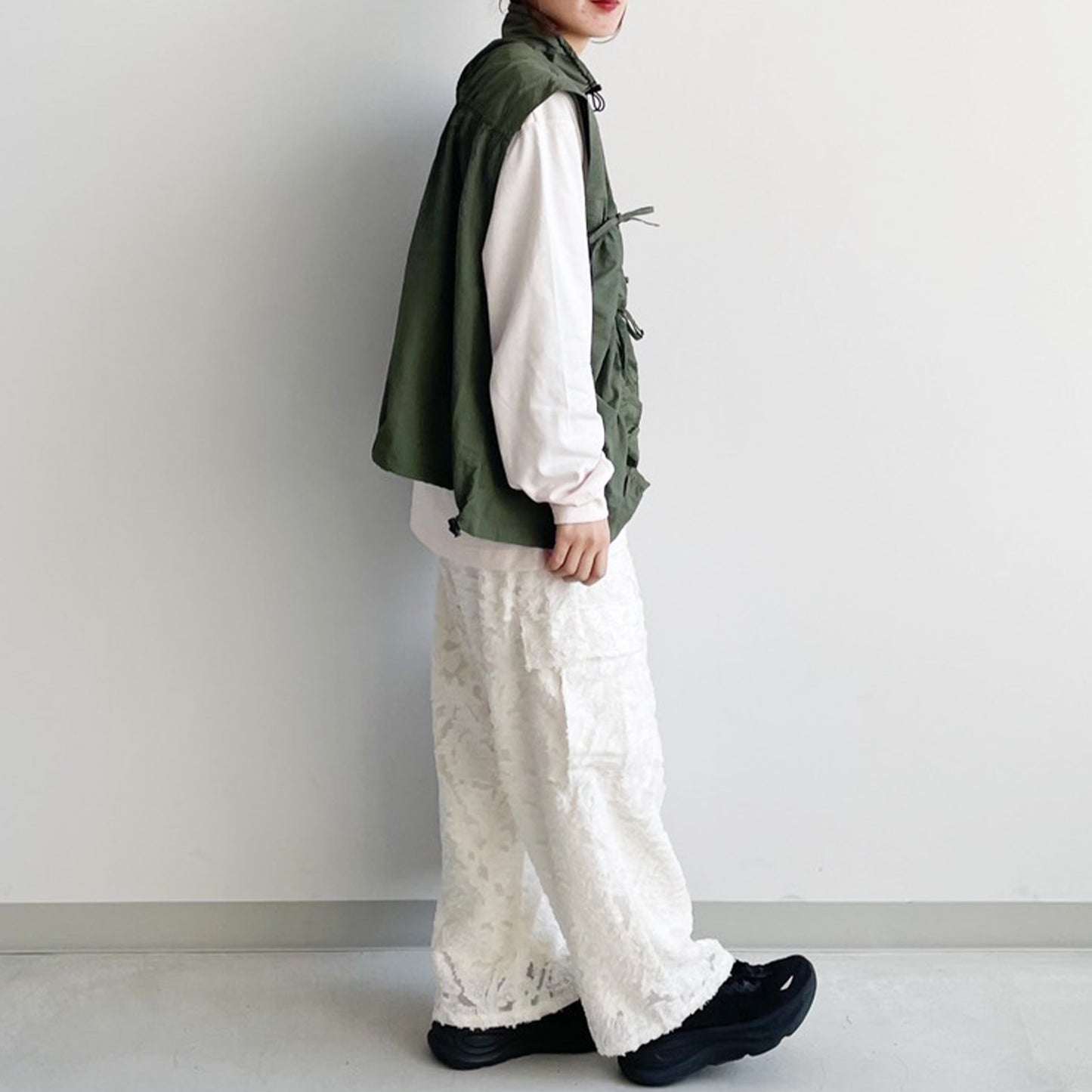 【urban　hymns】ジャガードストレートカーゴパンツ