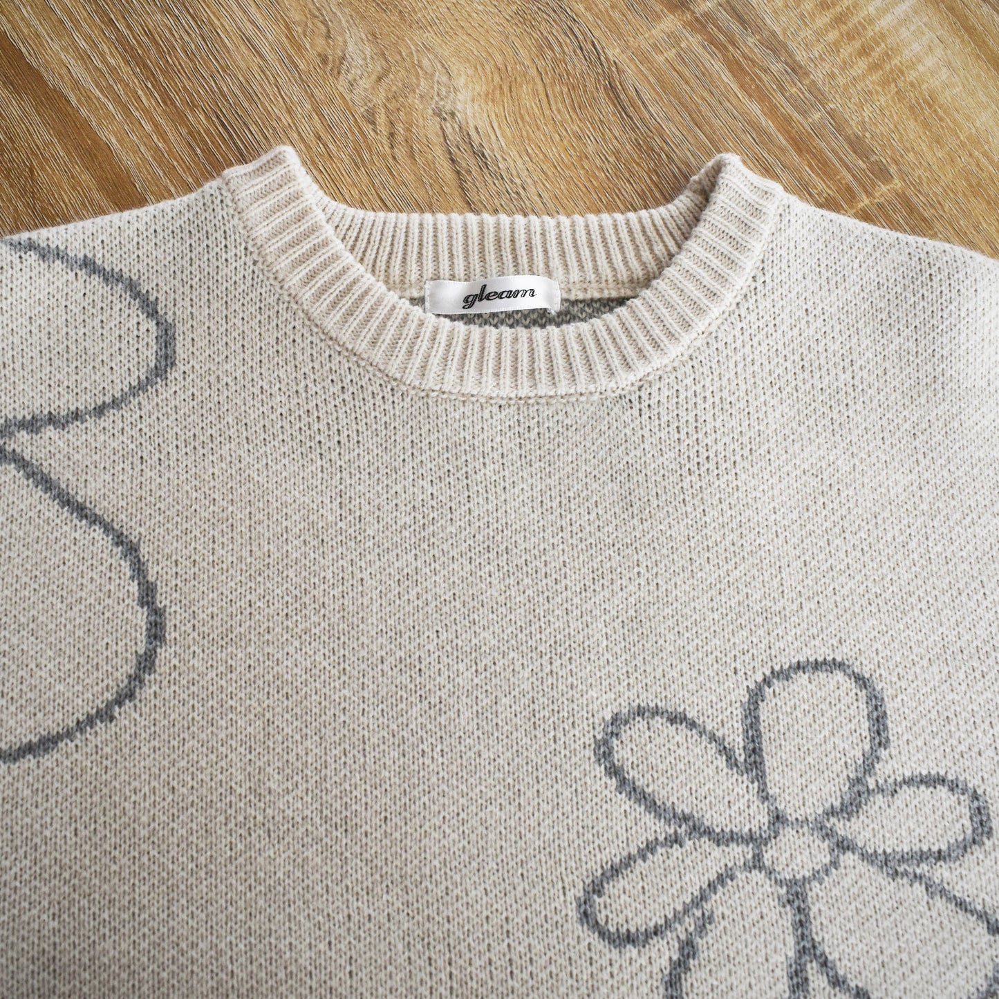 【gleam】フラワージャガードBIGプルオーバー
