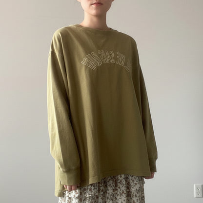 【KAKELA＆TRANQUIL】刺繍ロゴロングBACK刺繍