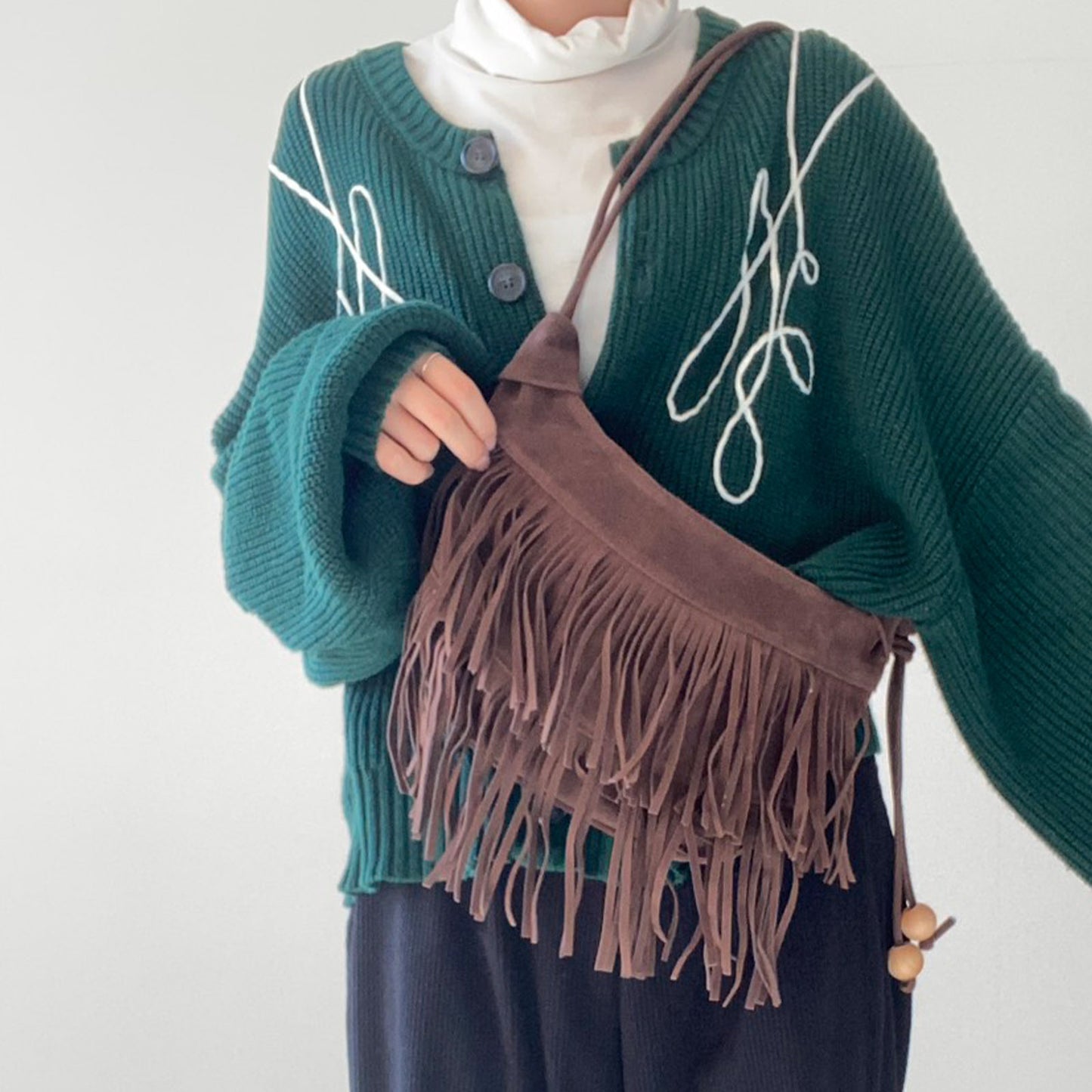 【GENTIL】フリンジショルダー