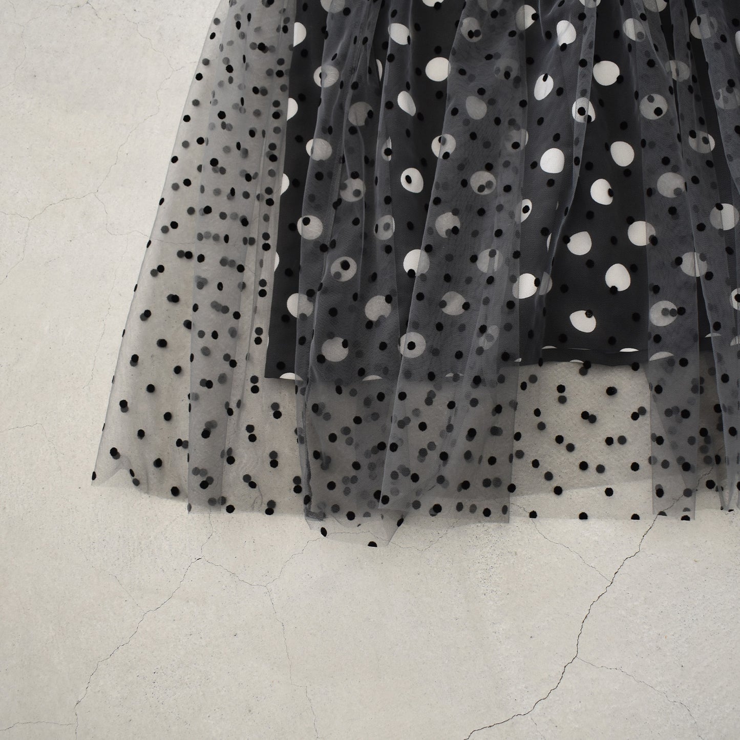 【sandy】レイヤードギャザースカート