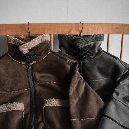 【Cotopone】ショート丈ムートンジャケット