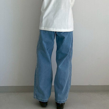 【Fun Fashion Future】サイドフリンジワイドパンツ