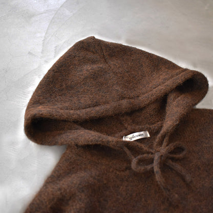 【gleam】ニットルーズフーディ