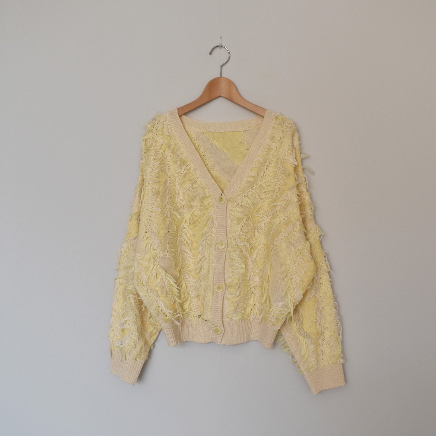 【Fun Fashion Future】ウェーブフリンジカーデ