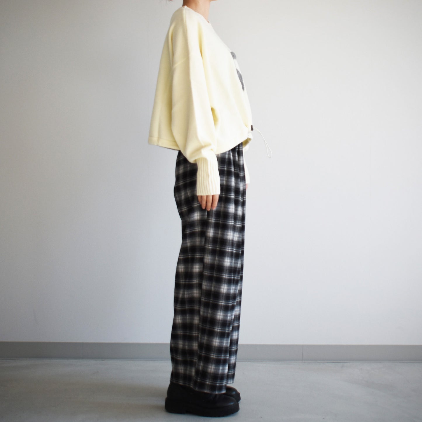 【organic】ジャガードナンバーロゴショートプルオーバー