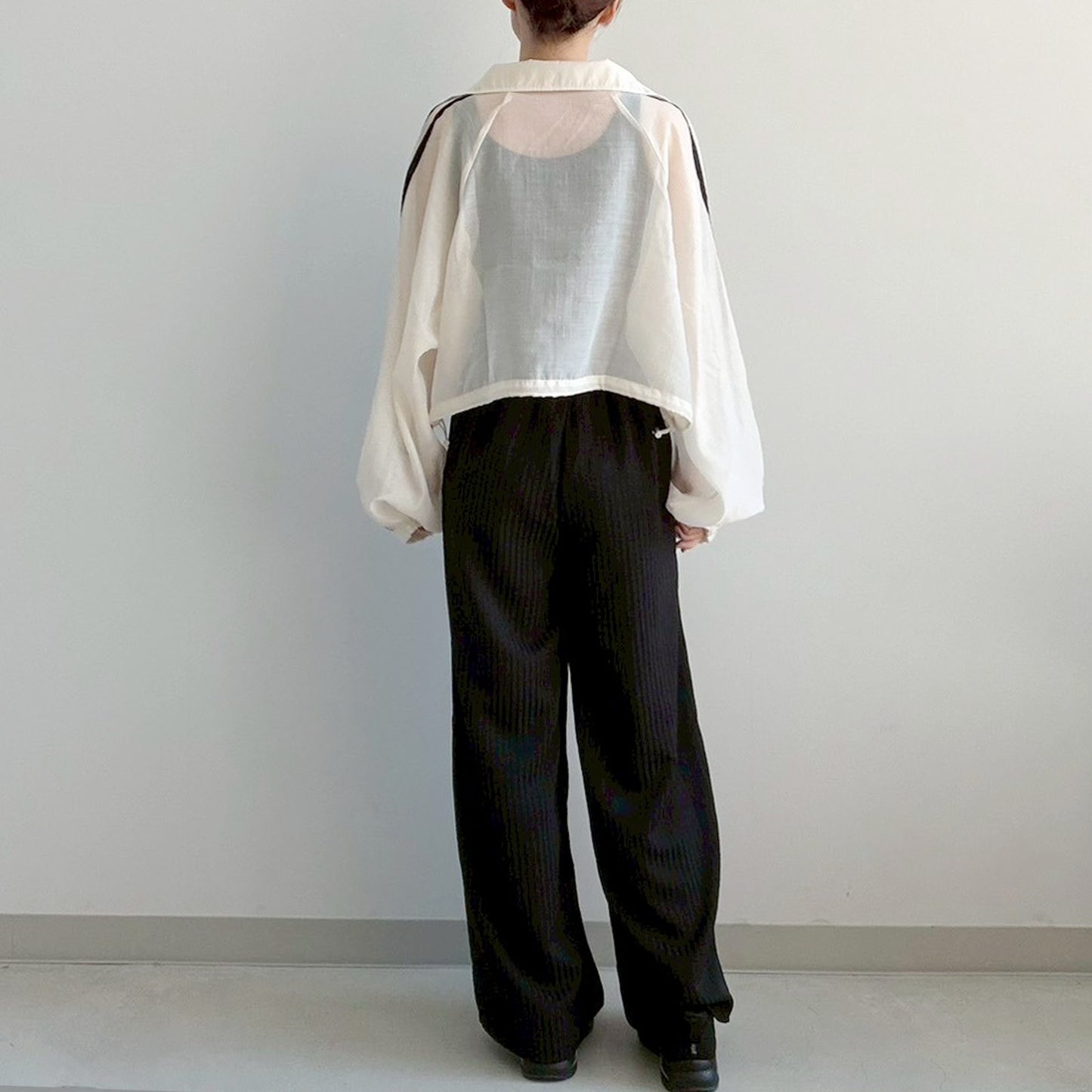 【Fun Fashion Future】シャイニーラインシアーブルゾン