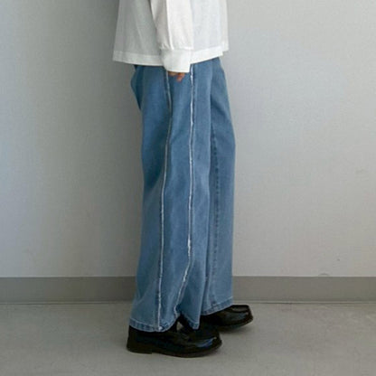 【Fun Fashion Future】サイドフリンジワイドパンツ