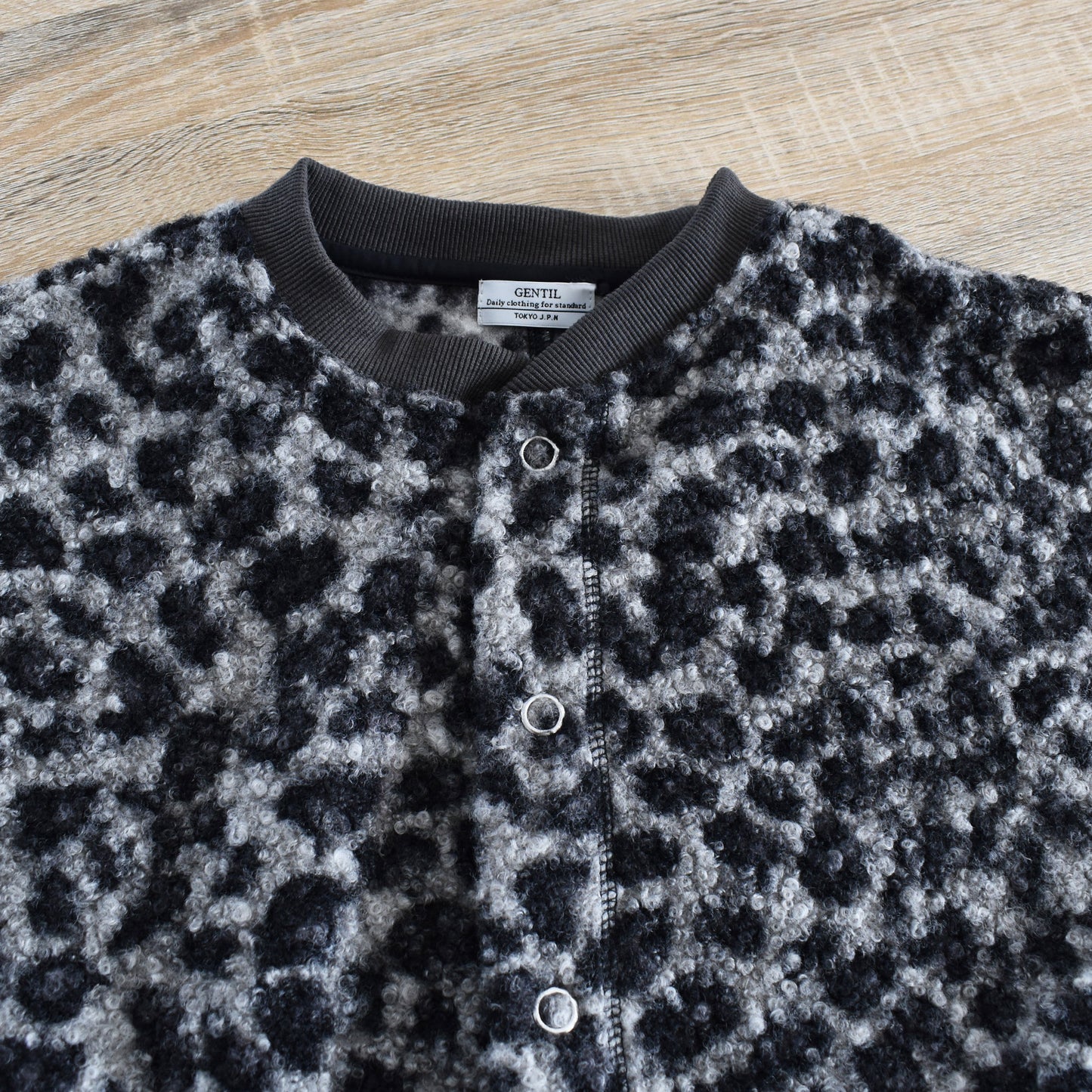 【GENTIL】リングドット釦カーディガン