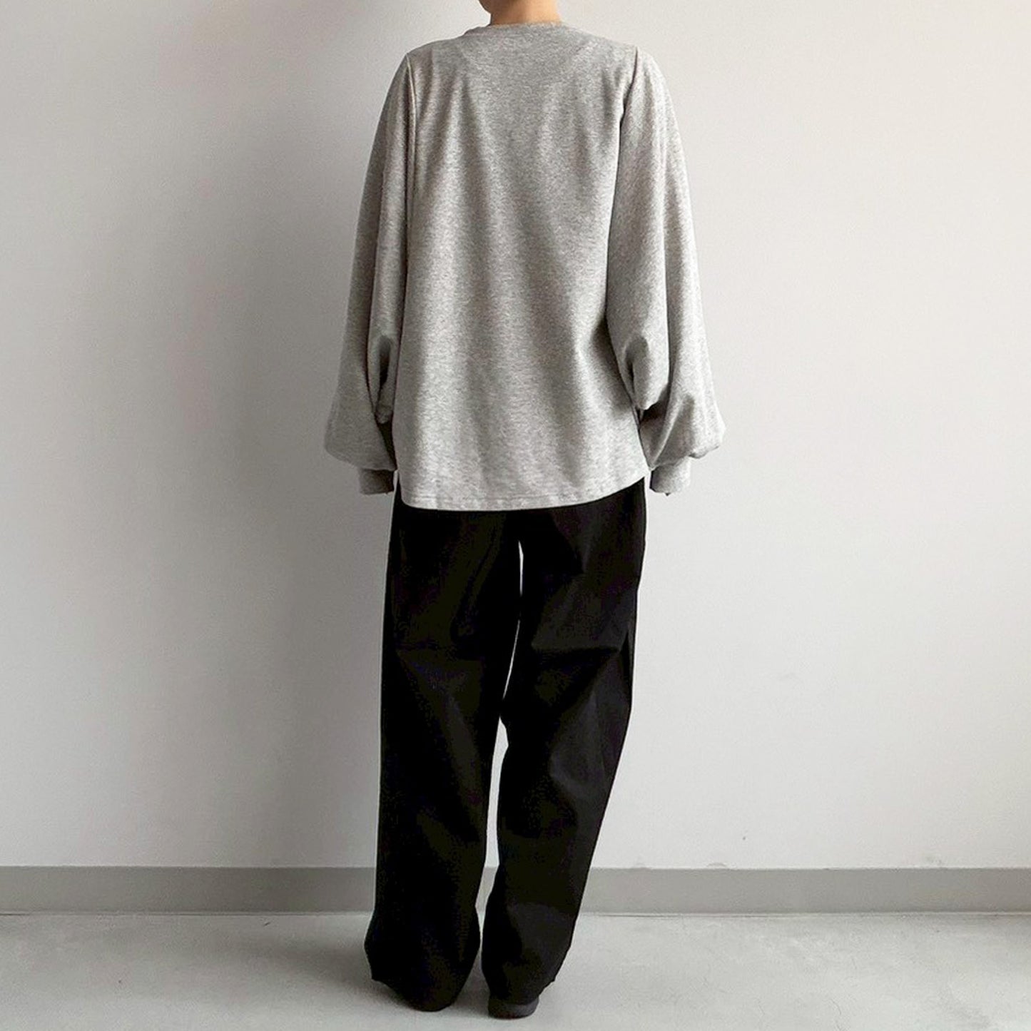 【en haut】袖ボリュームドルマンT