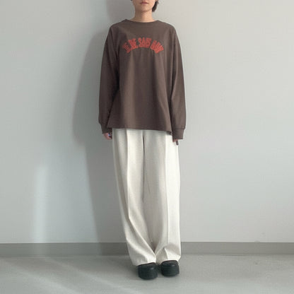 【KAKELA＆TRANQUIL】刺繍ロゴロングBACK刺繍