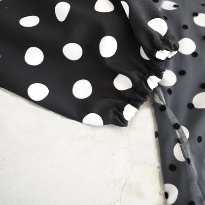 【sandy】レイヤードドルマンブラウス