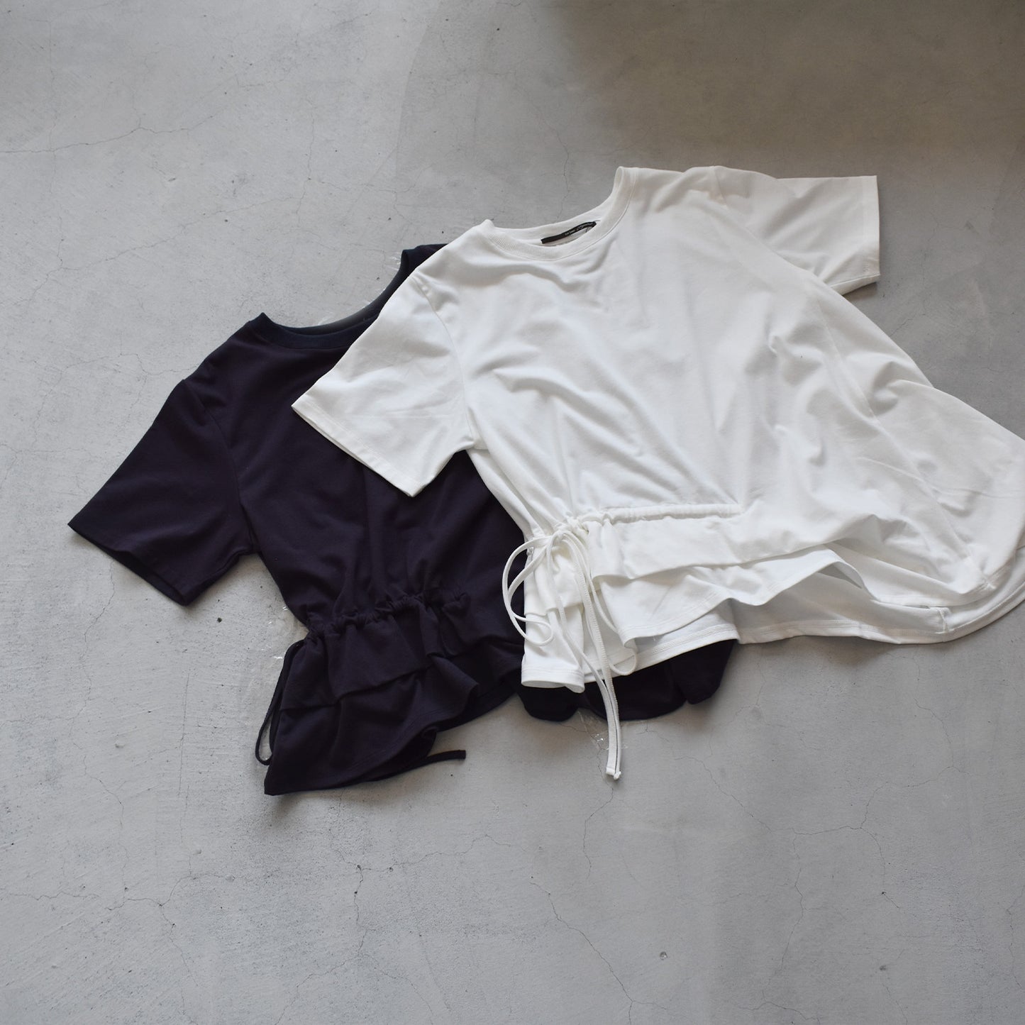 【organic】アシメタックフリルデザインT