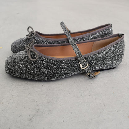 【minia】ストラップ付バレエシューズ