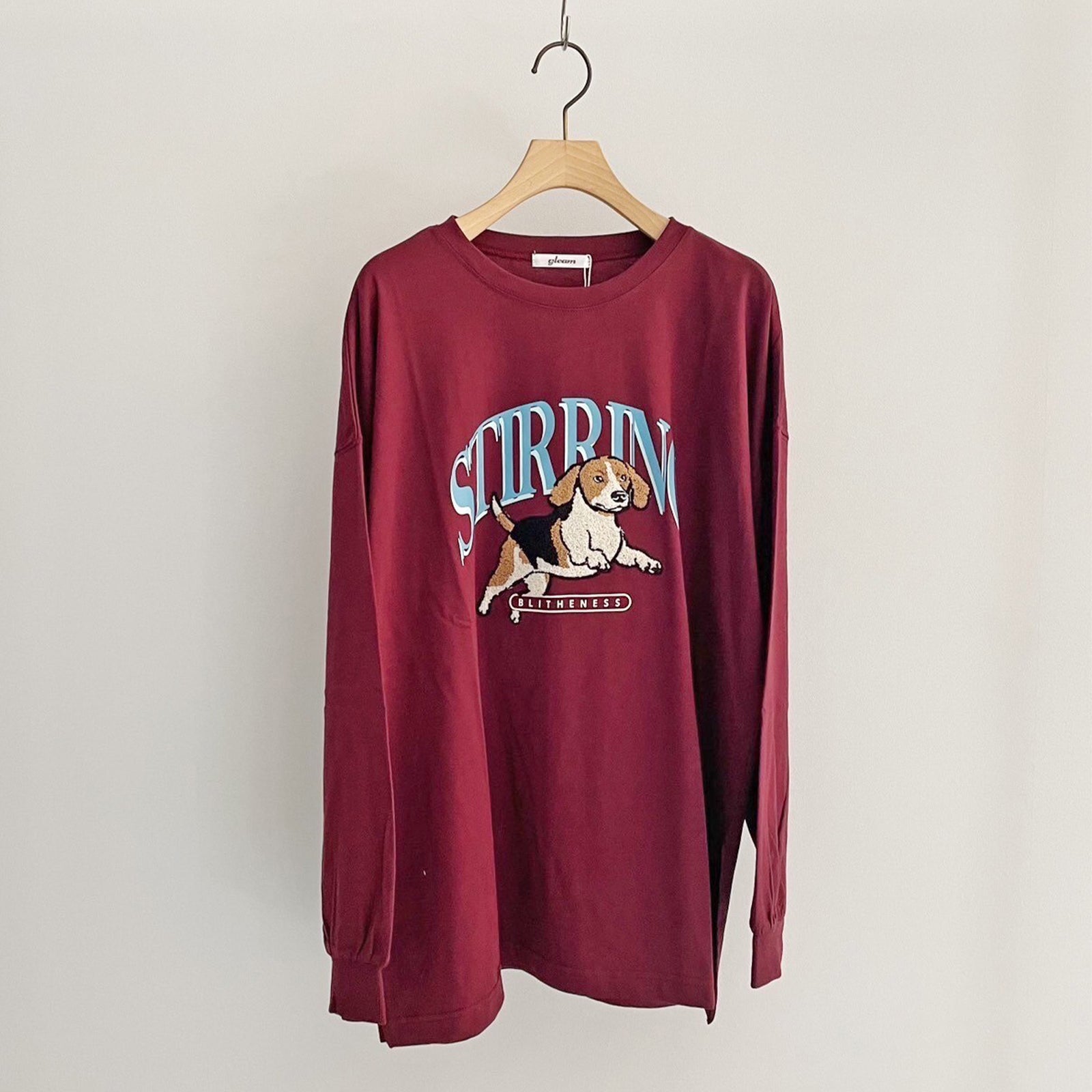 somewear clothing リバティー dogピンタックロングシャツ tシャツ 犬いっぱいロングTシャツ レディース : ZOZOTOWN Yahoo