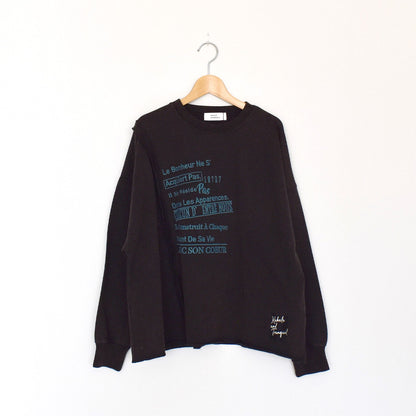 【KAKELA＆TRANQUIL】ワイド刺繍切替ロゴ