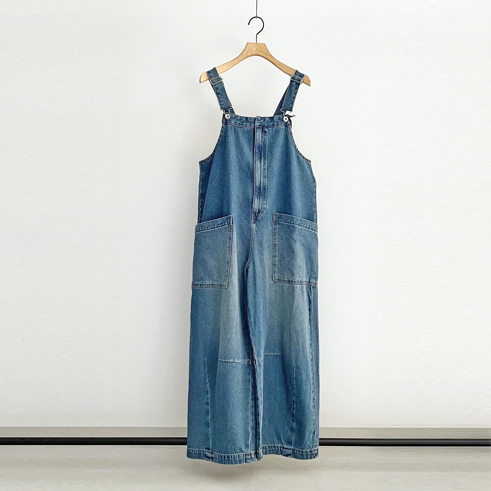 デニムサロペット ワイドレッグ Cotopone]ワイドレッグデニムサロペット – fiLL