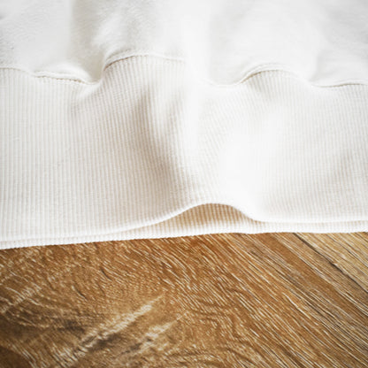 【gleam】線画フラワー刺繍BIGプルオーバー