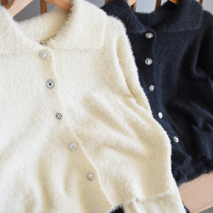 【gleam】多釦衿付きカーディガン