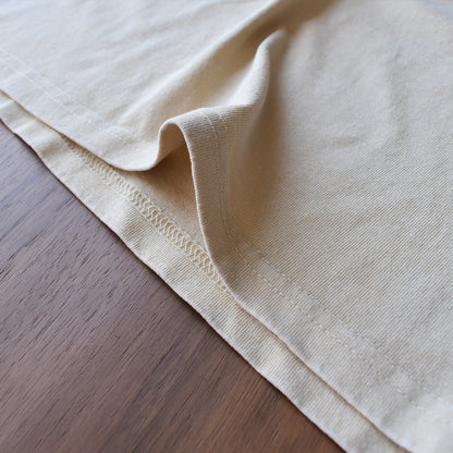 【KAKELA＆TRANQUIL】刺繍ロゴクルーT