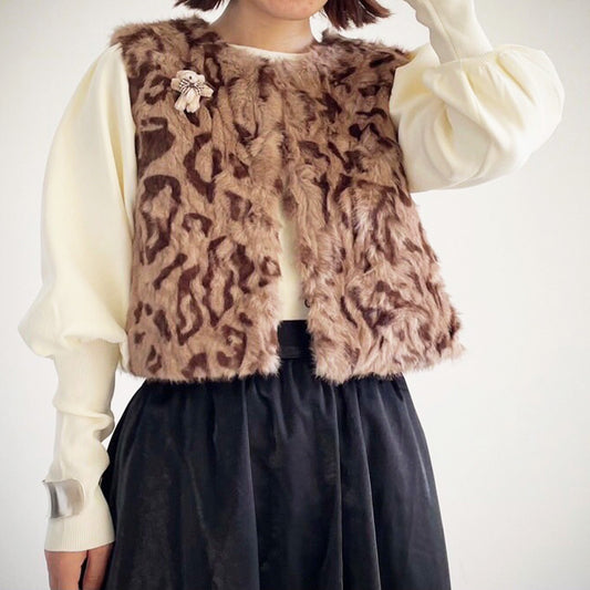 【Zampa Style】ショート丈ジレ