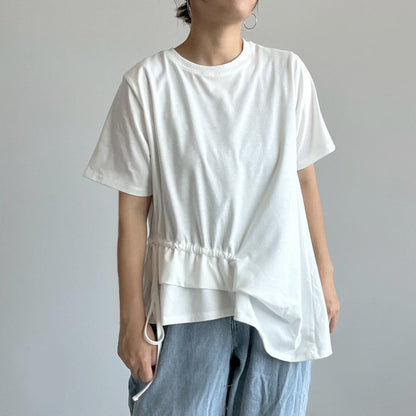 【organic】アシメタックフリルデザインT