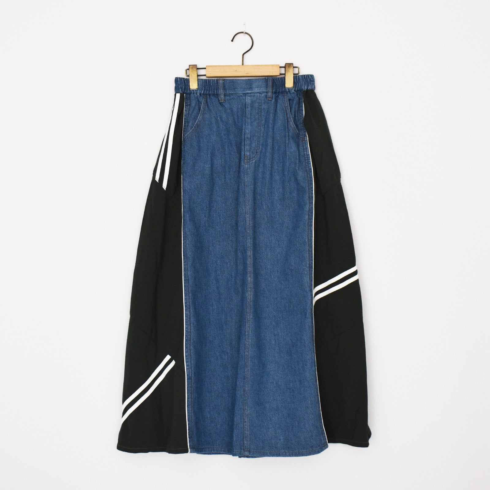 mililopiulu】ジャージMIXデニムスカート – fiLL