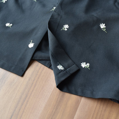 【gleam】小花柄刺繍テーラードジャケット