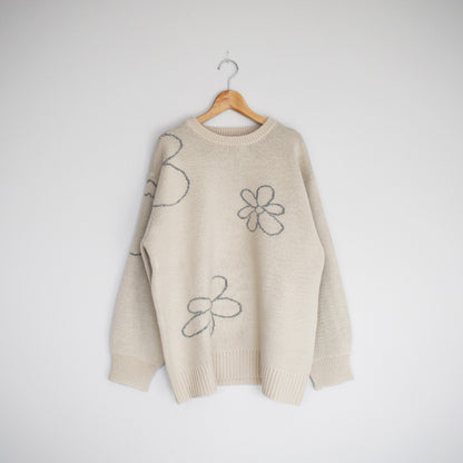 【gleam】フラワージャガードBIGプルオーバー