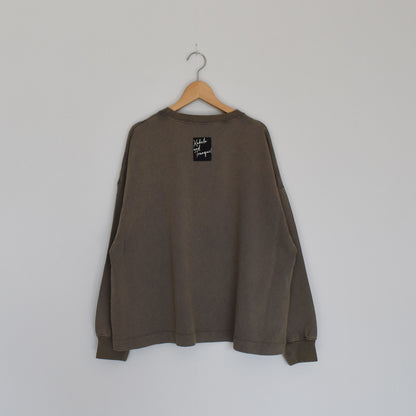 【KAKELA＆TRANQUIL】デニムフリル加工クルー