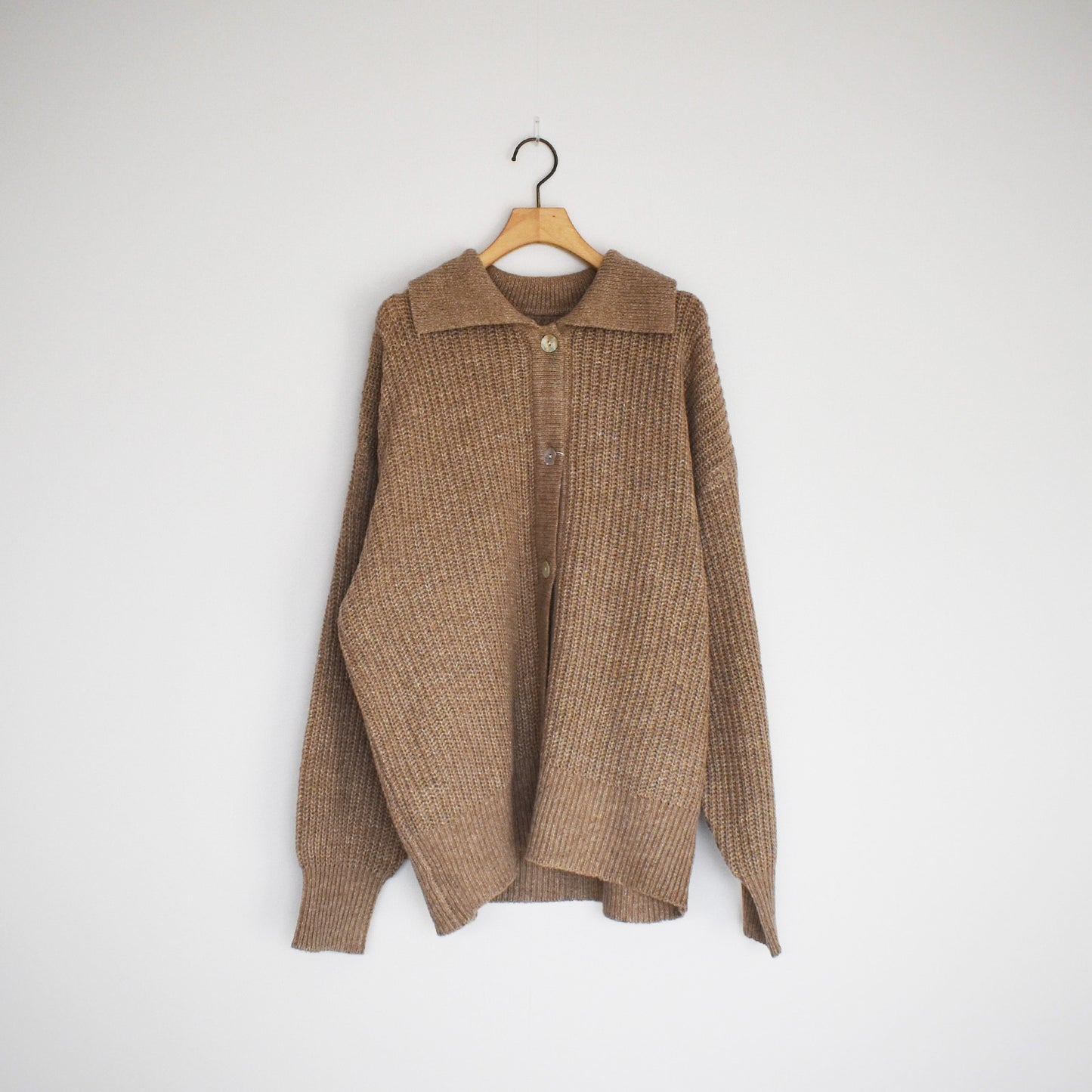 【gleam】衿付きルーズカーデ