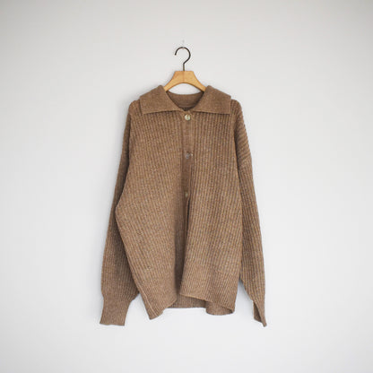 【gleam】衿付きルーズカーデ