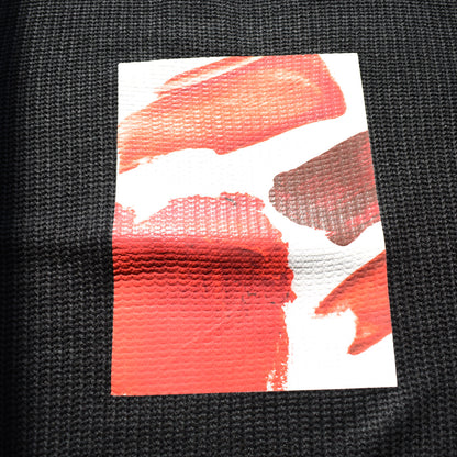 【gleam】畦編みテクスチャープリントBIGプルオーバー