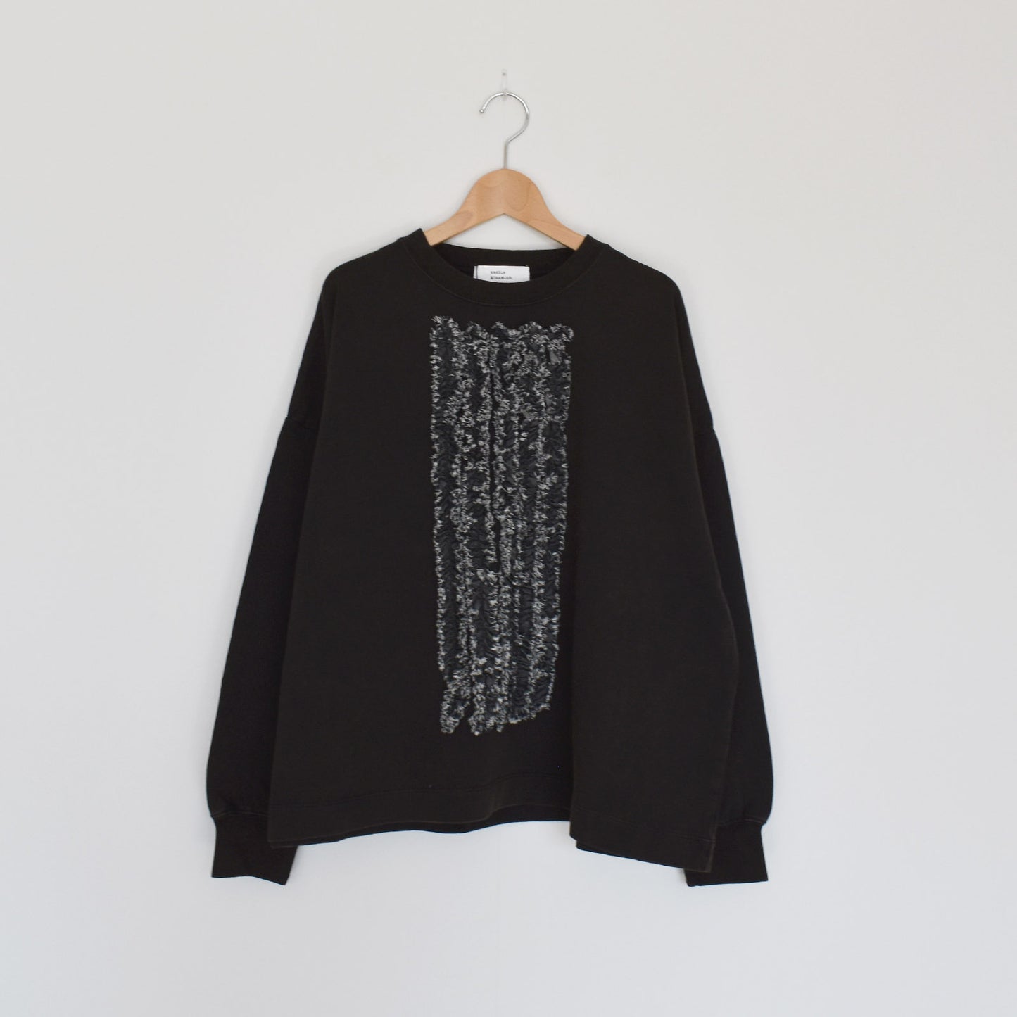 【KAKELA＆TRANQUIL】デニムフリル加工クルー