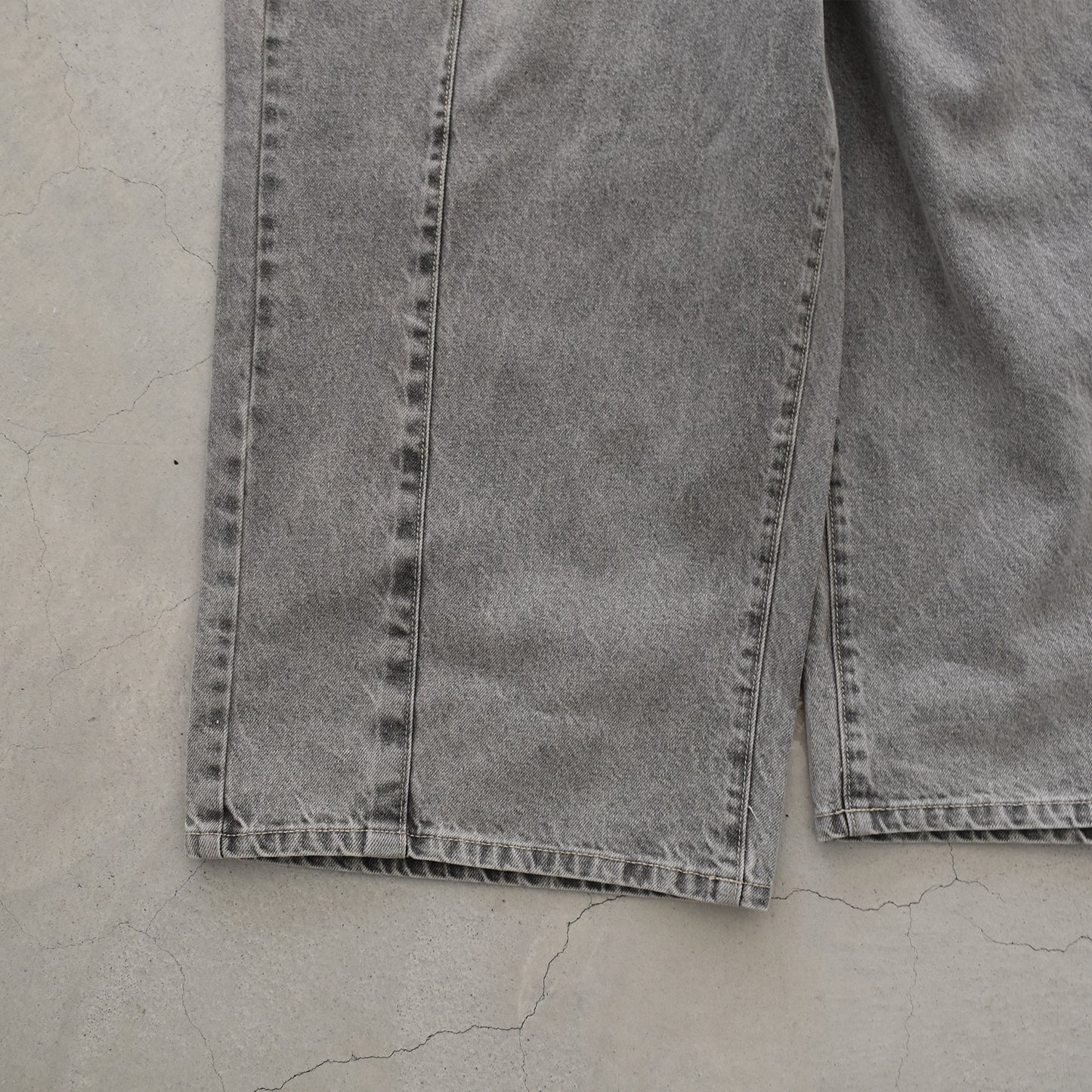 【mililopiulu】Wウェストデニムロングサロペット