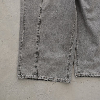 【mililopiulu】Wウェストデニムロングサロペット