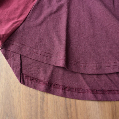 【en haut】ナンバリングロゴ袖ボリュームドルマンTシャツ