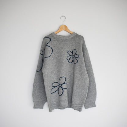 【gleam】フラワージャガードBIGプルオーバー