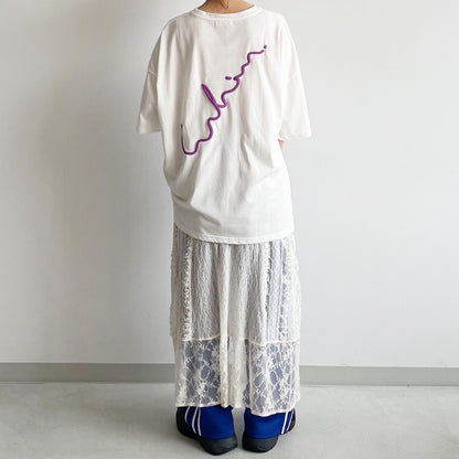 【gleam】ゆるロゴプリント＆刺繍BIGT