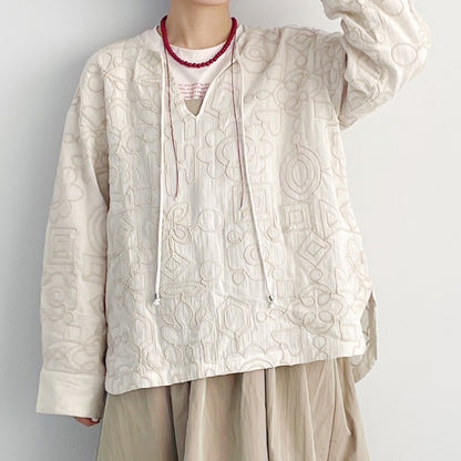 【Zampa Style】スキッパープルオーバー