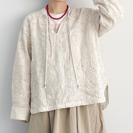 【Zampa Style】スキッパープルオーバー
