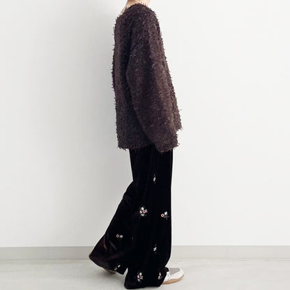 【gleam】テープヤーンローゲージプルオーバー