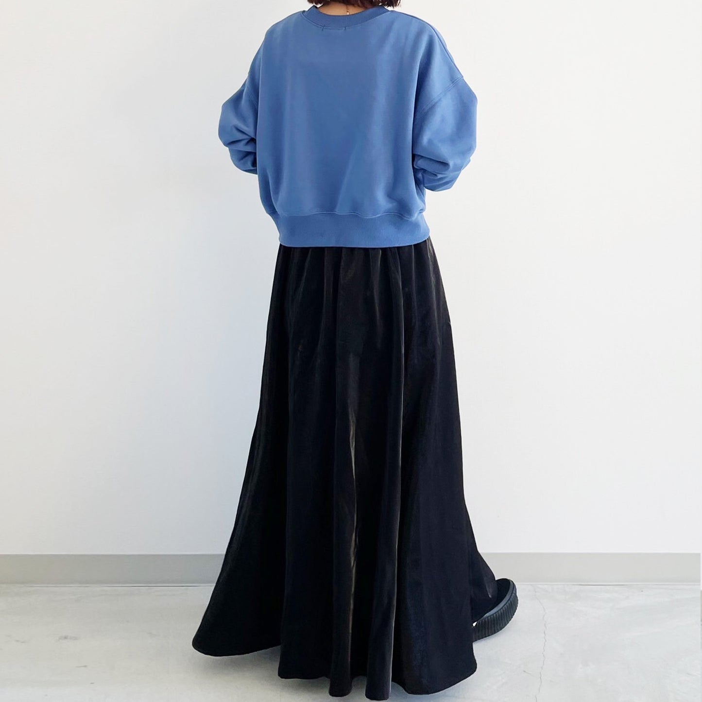 【gleam】フロッキーロゴプリントショートプルオーバー