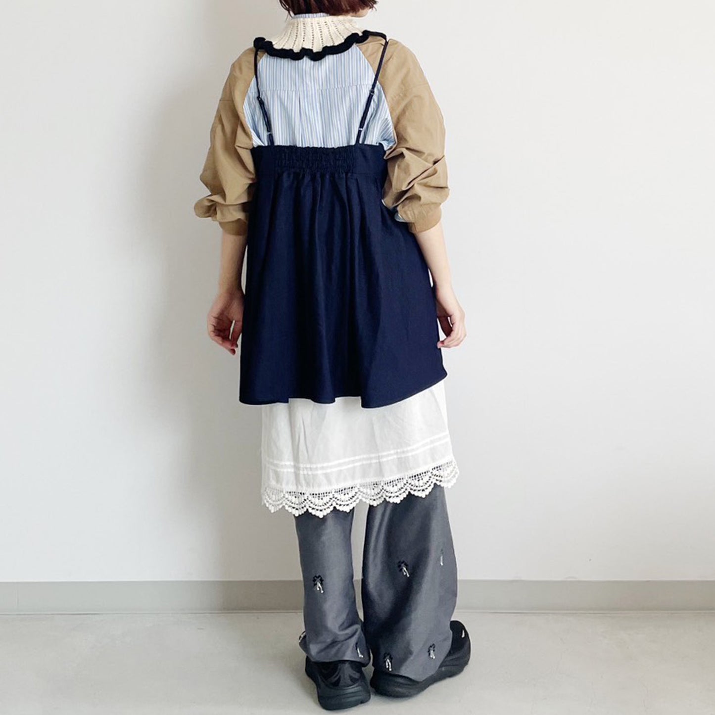 【GENTIL】リメイク風シャツ