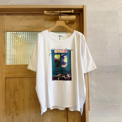 【MAFRAIS】アートプリントTEE