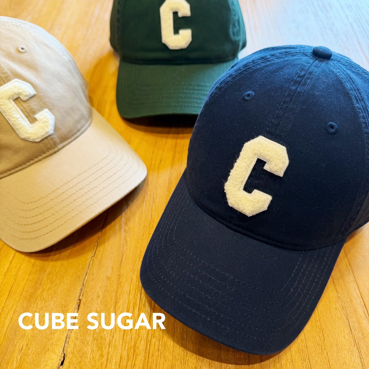 【CUBE SUGAR】ワッペン付BB キャップ