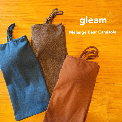 【gleam】メランジカップ付きベアキャミ